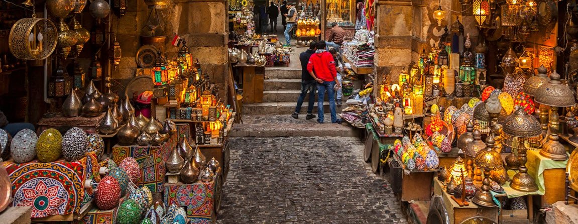 Khan El Khalili Bazaar, Islamic Cairo, Cairo, Egypt